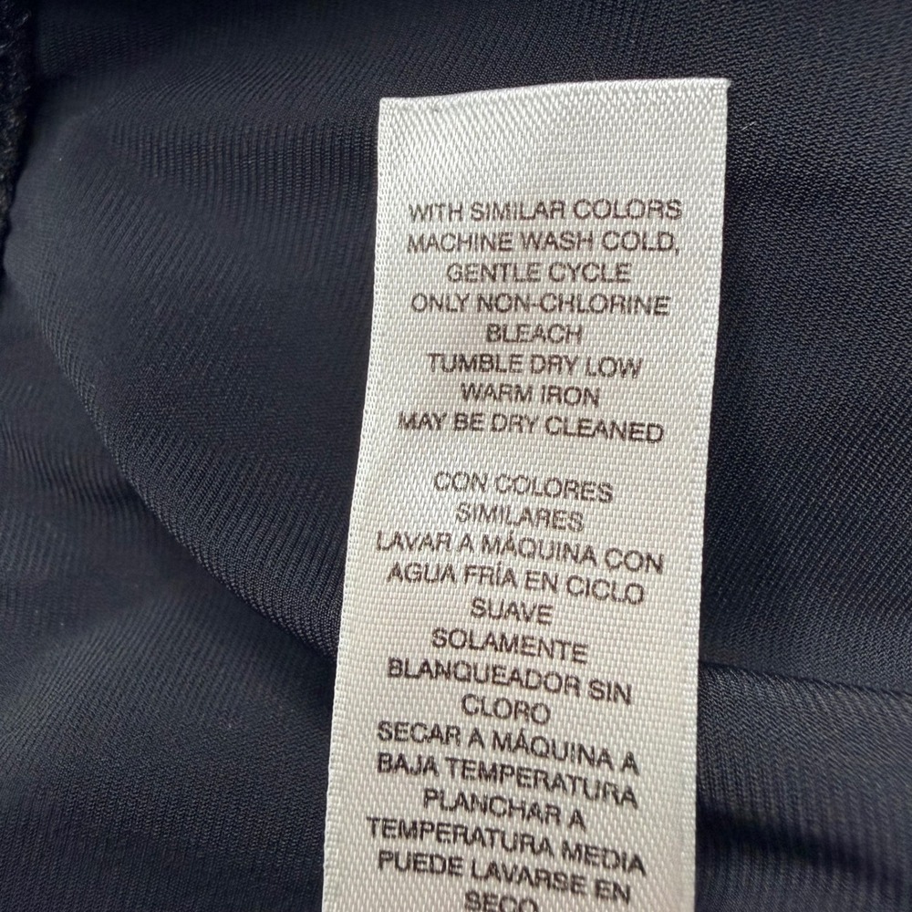 Chico's Fabulously Slimming Black Leggings Womens Size 2 Large Pull On Stretch - Picture 10 of 16